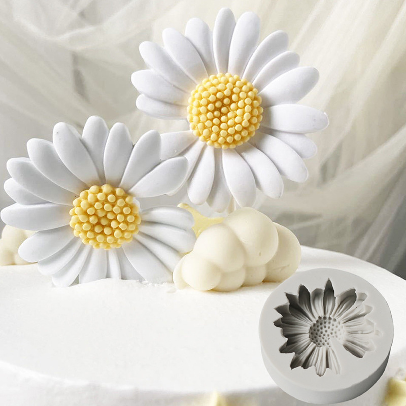 Candle Making Supplies Kit - 3D Daisy Flower Mold Sun Silicone
