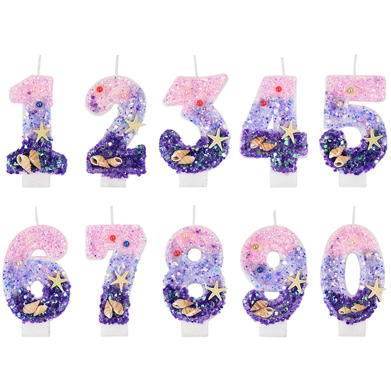 0-9 Number Gradient Candles Me - Zebra Candle Supplies review and price