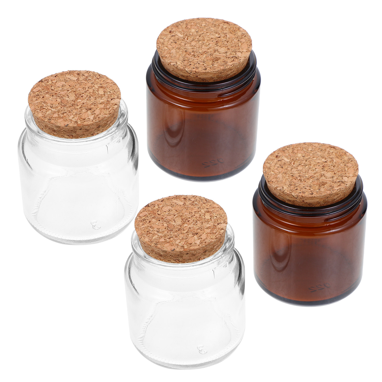 4Pcs Jar for Making Candles Pr - Candle Glass Supplies review and price