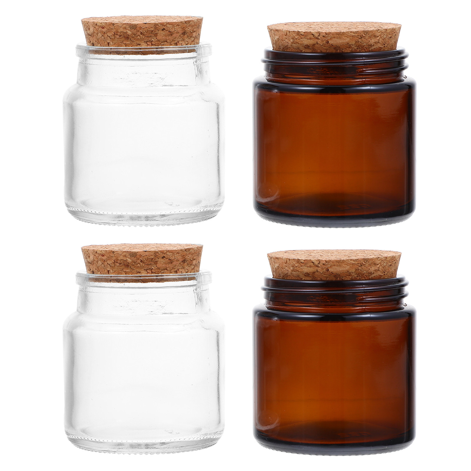4Pcs Jar for Making Candles Pr - Candle Glass Supplies review and price
