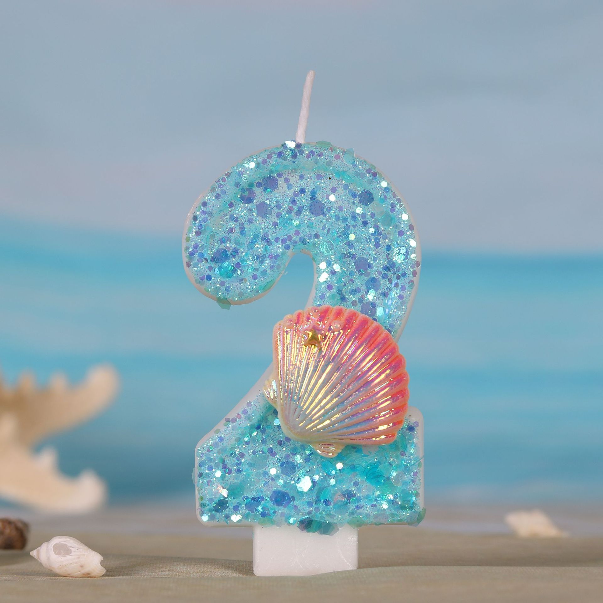 Ocean Mermaid Theme Cake Candl - Zebra Candle Supplies review and price