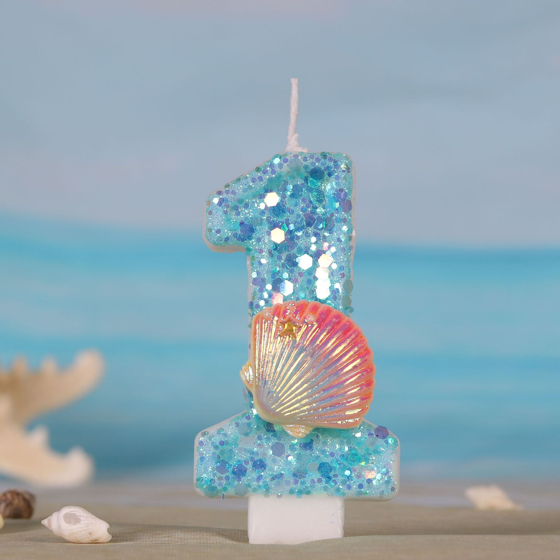 Ocean Mermaid Theme Cake Candl - Zebra Candle Supplies review and price