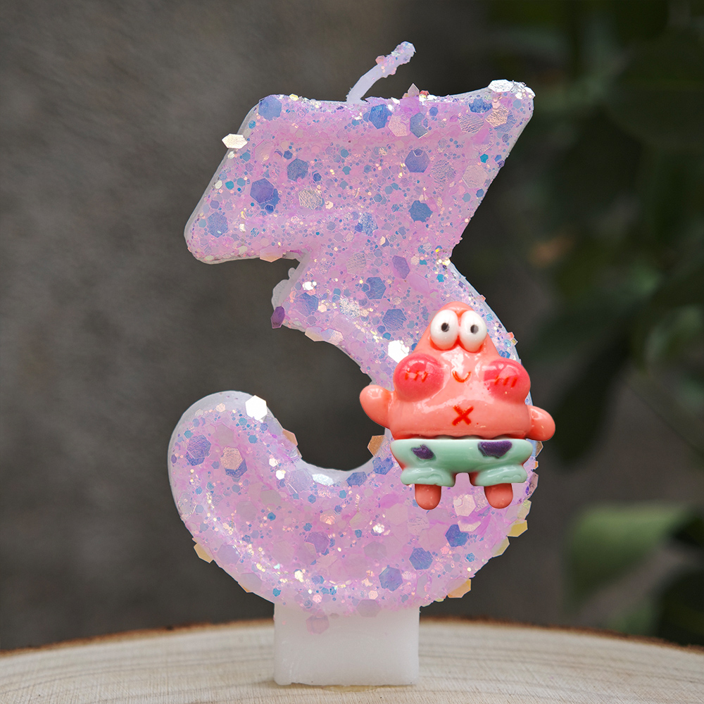 Cute Spongebob Candle Number 0 - Zebra Candle Supplies review and price