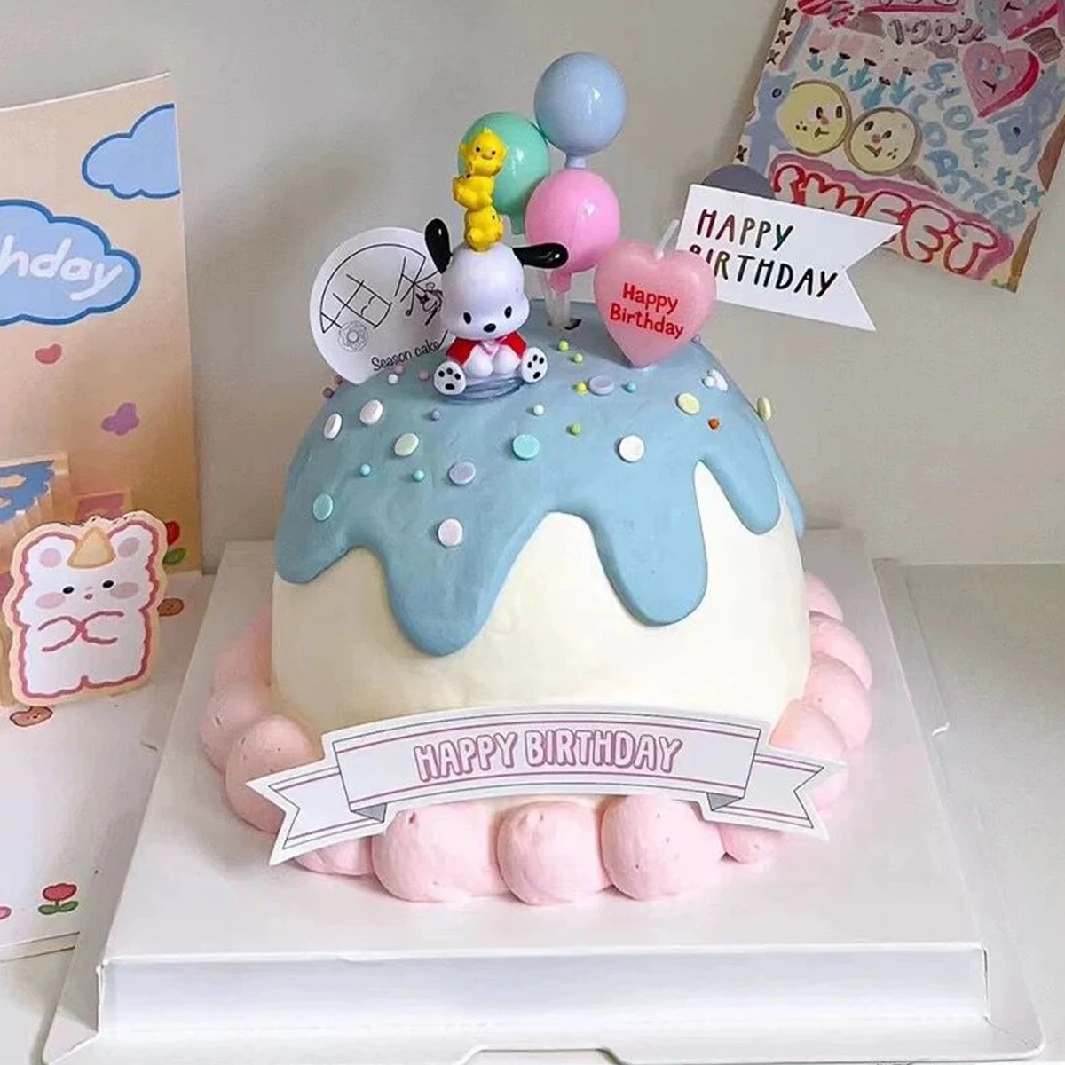 5pcs Cute Heart Shaped Birthda - Zebra Candle Supplies review and price
