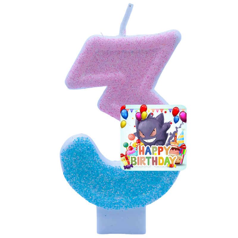 Pokemon Gengar Candles Themed  - Zebra Candle Supplies review and price