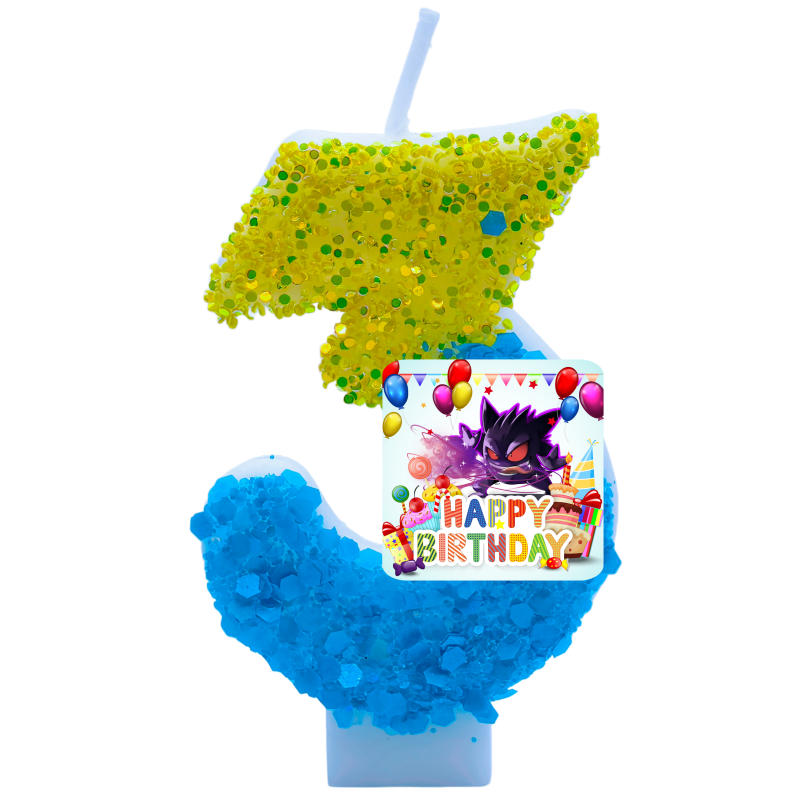 Pokemon Gengar Candles Themed  - Zebra Candle Supplies review and price