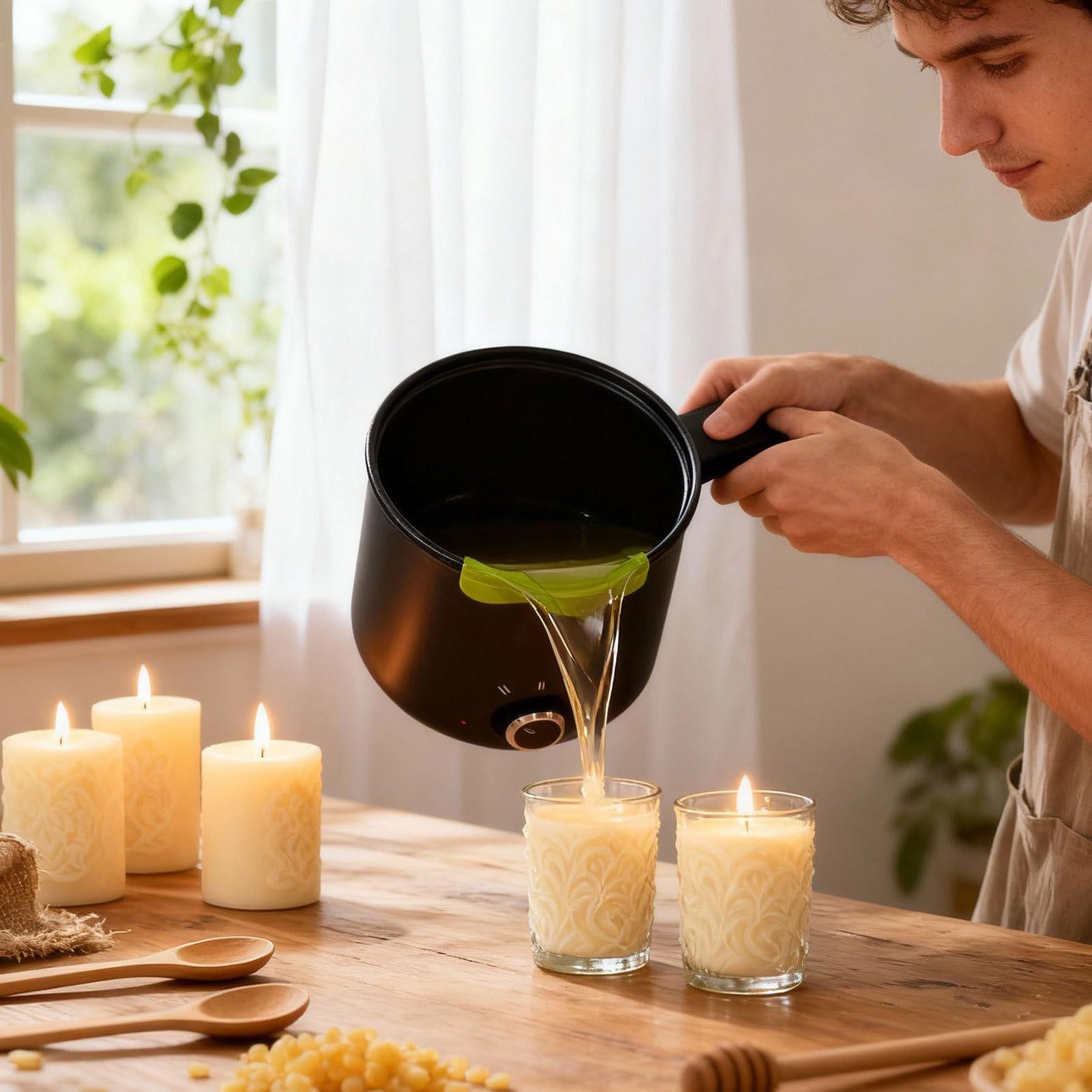 Candle Wax Melting Pot 1.5L La - Candle Making Supplies Kit review and price