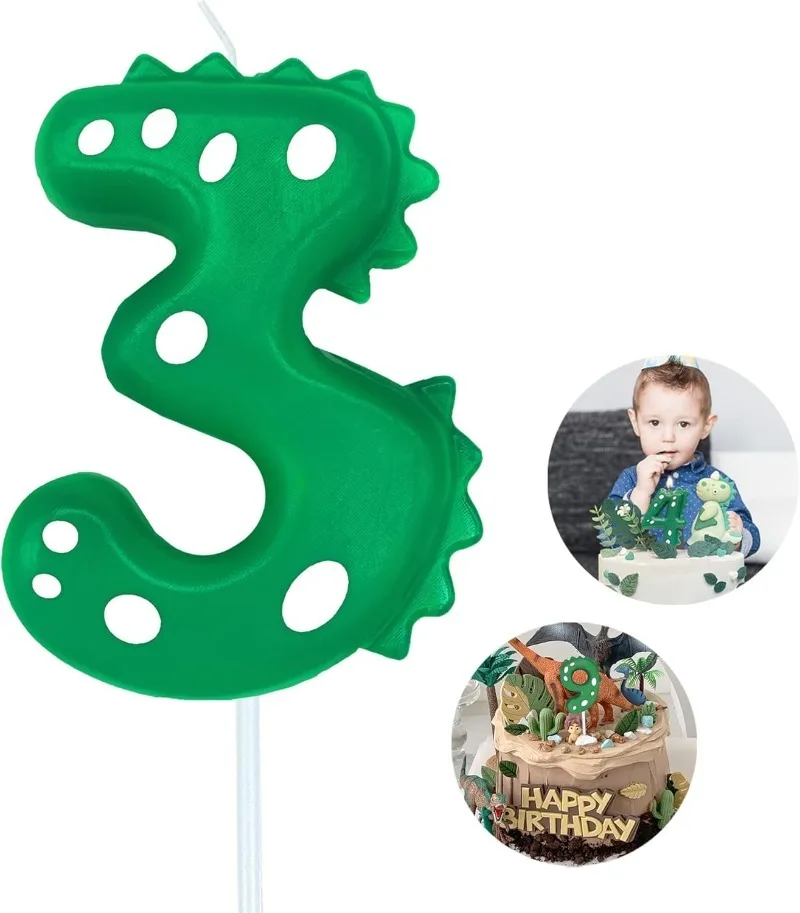 Prehistoric Party Candles Set  - Zebra Candle Supplies review and price