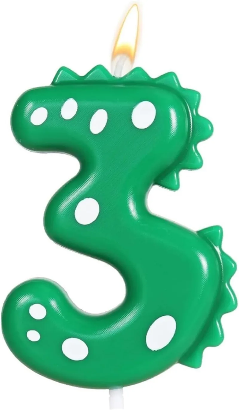 Prehistoric Party Candles Set  - Zebra Candle Supplies review and price