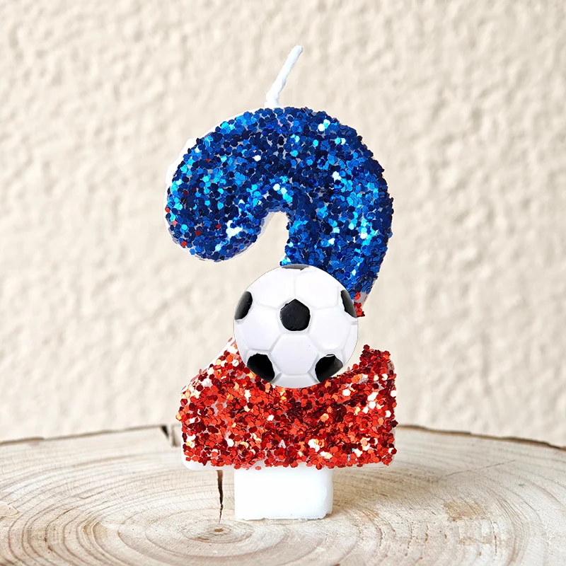 Football Candles Number 0-9 So - Zebra Candle Supplies review and price