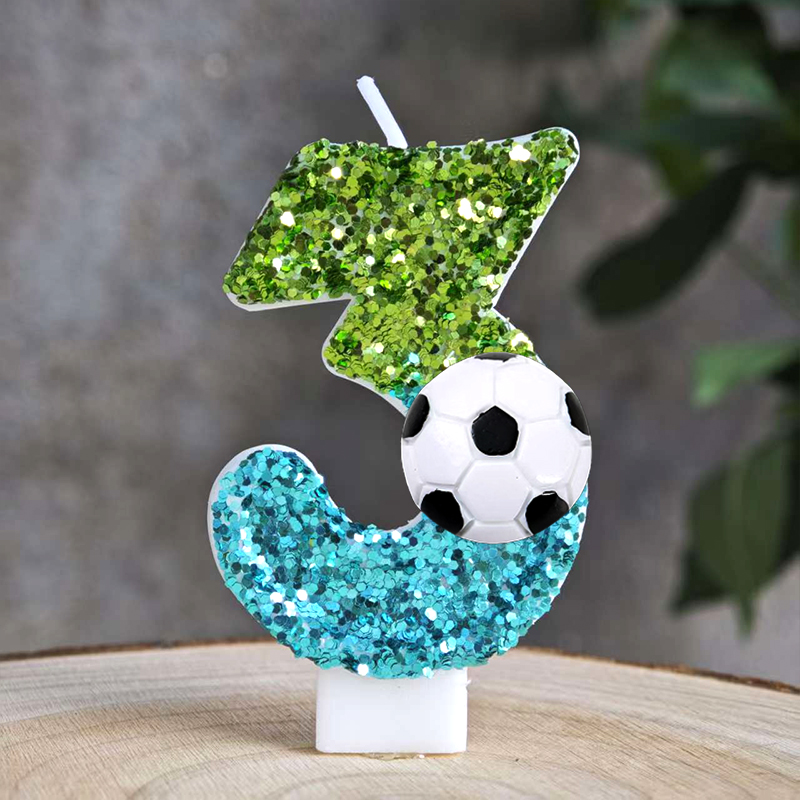 Football Candles Number 0-9 So - Zebra Candle Supplies review and price