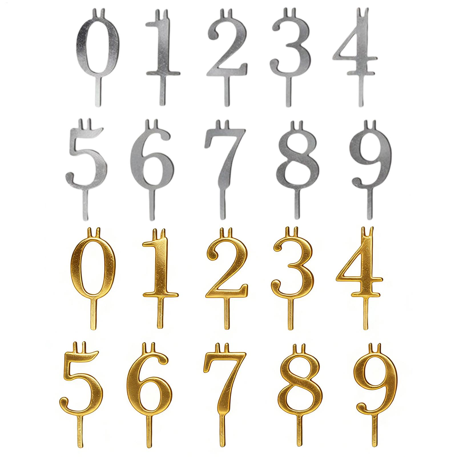10pcs 0-9 Number Cake Toppers  - Candle Making Supplies Kit review and price